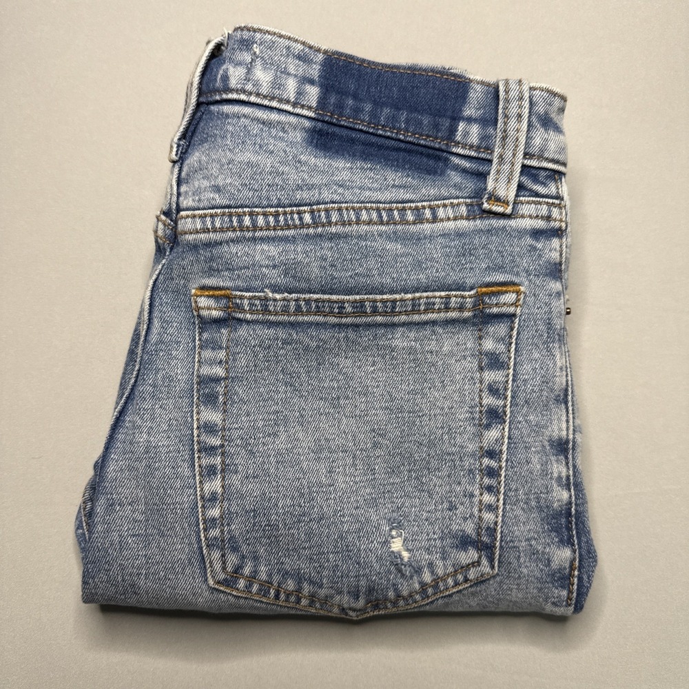 Abercrombie & Fitch Jeans Ultra High Rise Ankle Straight‎ Blue Pockets Size 0/25